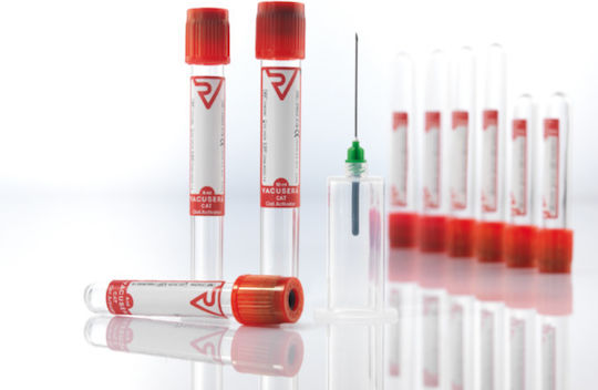 Σωληνάριο Αιμοληψίας Vacusera Clot Activator 9ml 100τμχ