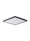 Led Ceiling Light Azpo Led 17.5w Cct-l-b Ip54 Square 1800lm 3000 4000 6000k Neutral Warm Cool Color Black 31533