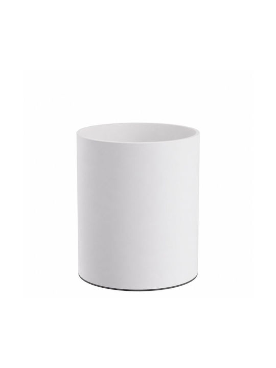 Καλάθι Γραφείου Δωματίου 15 Lit Matt White Pam & Co Ø25 X H30 Cm 2531-033