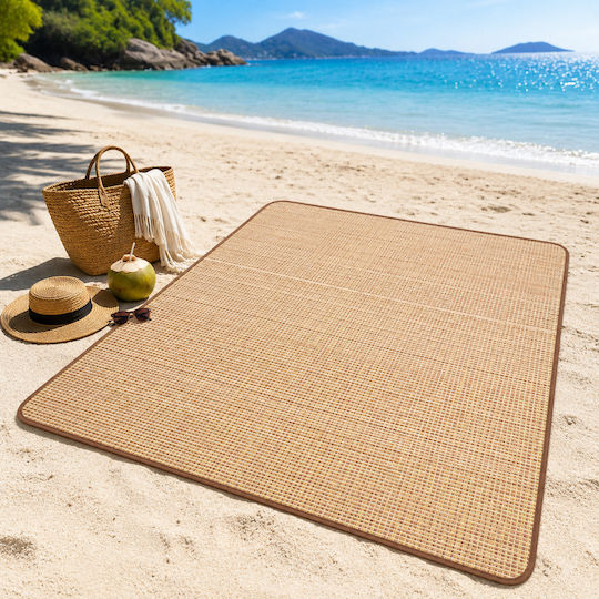 Beach Mat Bamboo Style Premium 180x200cm Oem