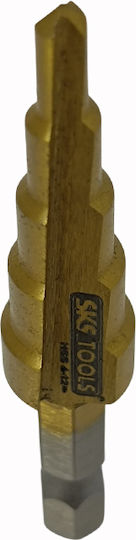 Τρυπάνι Κωνικό 4 12 Mm Επικάλυψη Τιτανίου Sks Tools 40020044