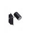 Wall-ceiling Light Gu10 Max 10w Evalo El-1i B-sr Black 35691