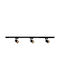 Eko-light Track Lighting Projector Set Track 1-ph Eternal 1m 3xgu10 Black
