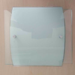 Arlight Aplă de Perete 28,5x22,5x10cm 2x40w Sticlă Transparentă-opal