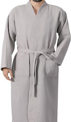 Μπουρνούζι Πικέ Ξενοδοχείου Light Grey