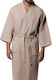Hotel Piqué Bathrobe Beige