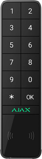 Ajax Keypad Outdoor Wireless Keypad Black Outdoor Use