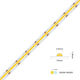 LED Strip COB Tunable 16W 10mm 3000K-6000K IP20 24V 1m