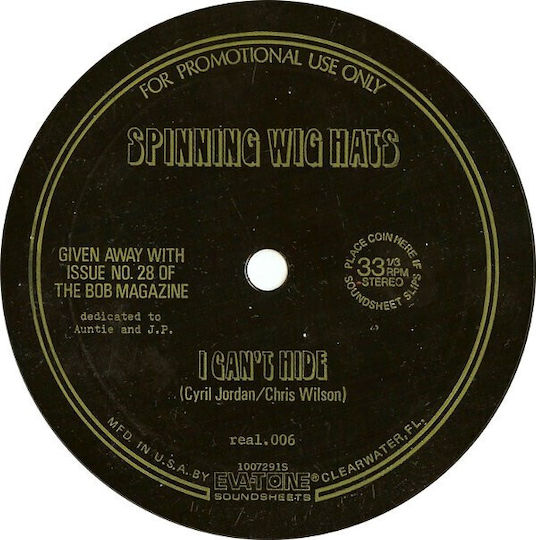 Шапки Перуки Spinning I Can't Hide Flexi-disc