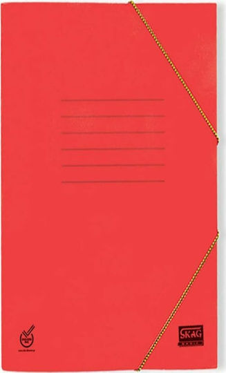 Skag Папка Маркуч Хартия A4 Fancy 25x35 234399 Червена