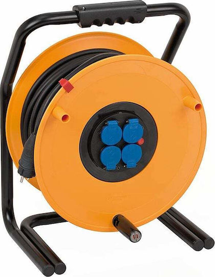 Brennenstuhl Cable Reel Brobusta Ip44 4 x 230v 50m 1319014