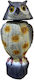 Relaxdays Momeală Pasăre Bufniță Protecție Fără Chimicale Stabilă 30x15cm