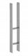 Column Base H-type Bracket Steel 80x600mm
