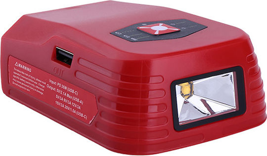 Battery Usb Adapter Ws Xtreme Power Milwaukee Μ18