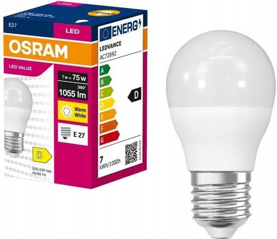 Eko Light Λάμπα LED 4.9W για Ντουί E27 Θερμό Λευκό 470lm