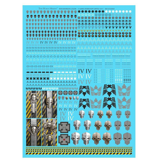 Horus Heresy Iron Warriors Legion Transfer Sheet