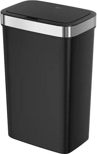 Eko Waste Bin Made of Stainless Steel with Sensor 50lt Black