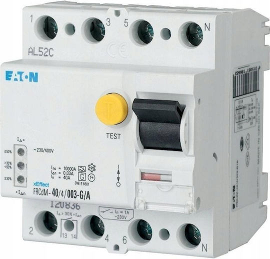 Residual Current Circuit Breaker 4p 40a 0.3a Type S A Frcdm-40 4 03-s A