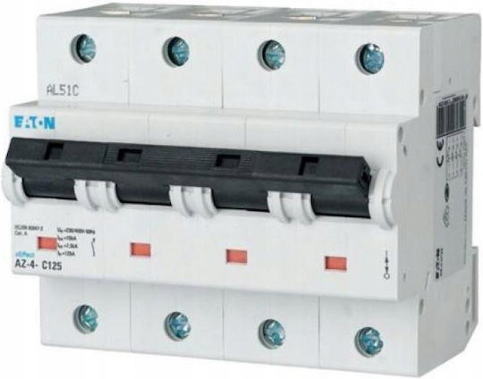 Întrerupător Automat 4 Poli D 20A 25kA AC AZ-4-D20 174541