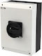Disconnect Switch On-off 3 Poles + N 80a In Ip65 Enclosure Black Knob Padlock Lock P3-80 I5 Svb-sw N Ep-400989