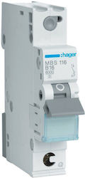 Phasenrelais 1p B 16a 6ka Ac Quickconnect Mbs116