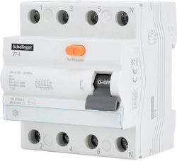 Residual Current Circuit Breaker Ac 4p 40a 30ma Schelinger A03-v7-4-40-030 Residual Current Circuit Breaker Ac 4p 40a 30ma Schelinger A03-v7-4-40-030