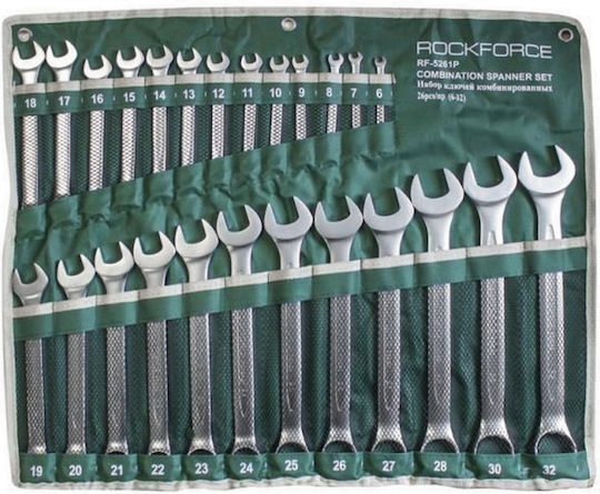 Flat-ring Wrenches 6-32 Mm Set 25 Pcs