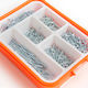 Set Unghii Cârlige Fixare Agățare 475 Bucăți Cutie Organizator
