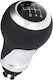Audi A4 B8 2008 Black + Silver 6 Speed Gear Shift Knob