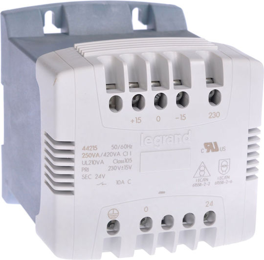 Legrand Трансформатор За Контрол На Безопасността 250va 230 24v 044215