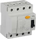 Residualstromschutzschalter 4p 100a 0,03a Typ Ac Krd10-4 100 30-ac