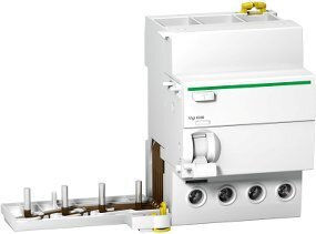 Residual Current Circuit Breaker Vigiic60-63-4-100-a 63a 4-pole 100ma Type A A9w22463