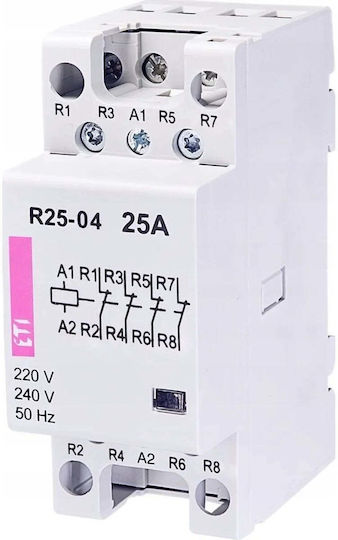 Modular Contactor 25a 230v 0z 4r R 25-04 230v 002462350