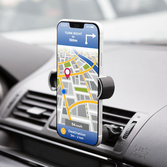 Rotating Car Phone Holder Air Vent Universal Clip Black