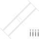 vidaXL Plastic Waste Bin White