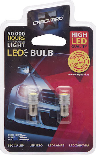 Car LED Birne Ba9s 12V 1W 60lm 6000K Hochleistungs LED Set 2 Stück