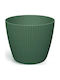 Prosperplast Plant Pot Plastic Green with Stand 138x138cm