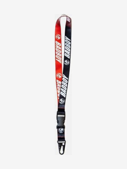 Μπρελόκ Λουράκι Λαιμού Badboy Ββ-000108 Safebreak Detachable Lanyard 50 Cm Black Red