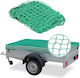Relaxdays Plasă Remorcă Verde 2.3 X 3.5 M Verde Negru 0.8x350x230 Cm