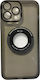 Flippy Handy-Kameraschutz Apple iPhone 14 Pro Logo Cutout Magnetischer Kameraschutz Schwarz