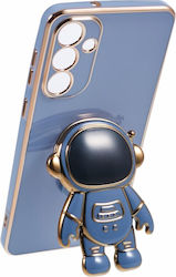 Husă Telefon 2în1 Flippy Compatibilă Samsung Galaxy S24 Ultra Husă Tpu Inclusă Suport Tip Astronaut Protecție Cameră Albastru