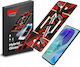 Grizzglass Hybridglass Easy Tempered Glass Screen Protector Installation Kit Included Compatible Samsung Galaxy M55 Transparent
