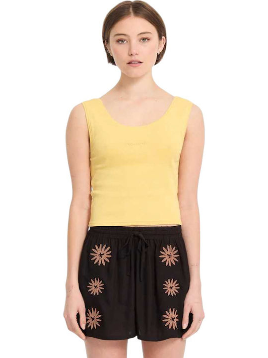 Volcom Volcomstone Women's Sleeveless Blouse Ye...