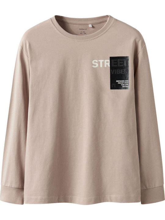 Kinderoberteil Langärmelig Beige
