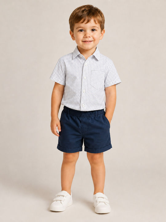 Kinderbekleidungsset mit Shorts Sommer 2 Stück Weiß