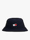 Tommy Hilfiger Kids' Bucket Fabric Hat Flag Navy Blue
