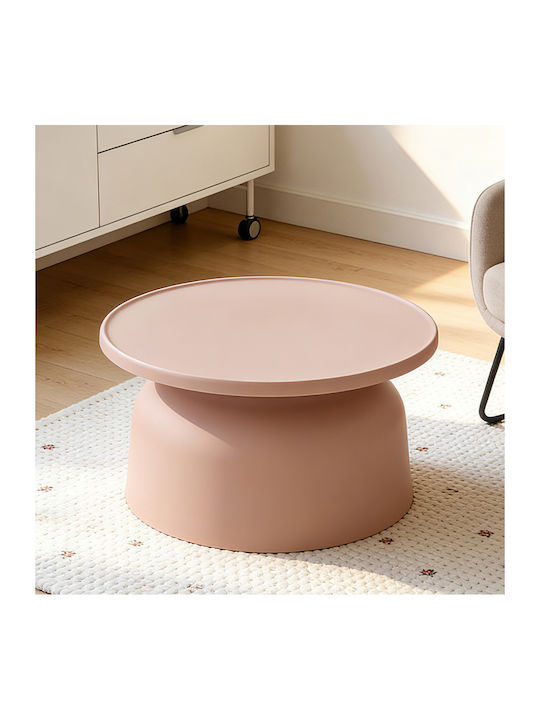 Măsuță Rotundă Auxiliară Domi Somon M67xL67xÎ36cm
