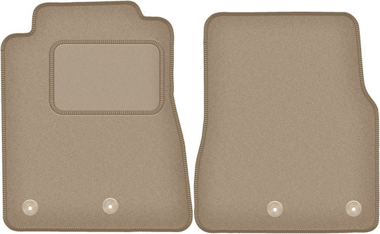 Front Car Mats Ford Mustang Mk5 Fl Coupe 2011-2014 Beige
