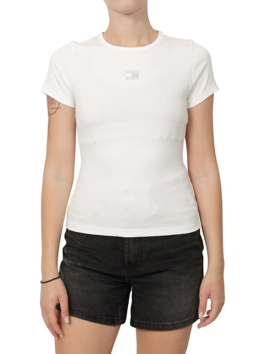Tommy Hilfiger Tricou Damă Alb