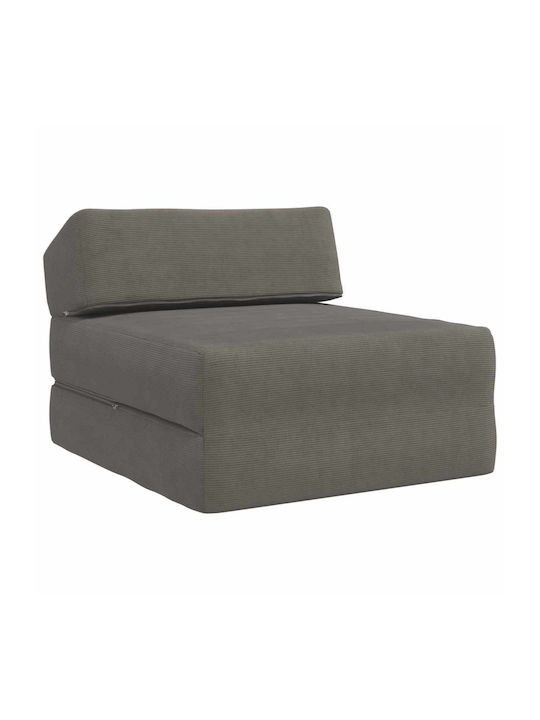 Armchair Bed Light Grey 60x70x41cm